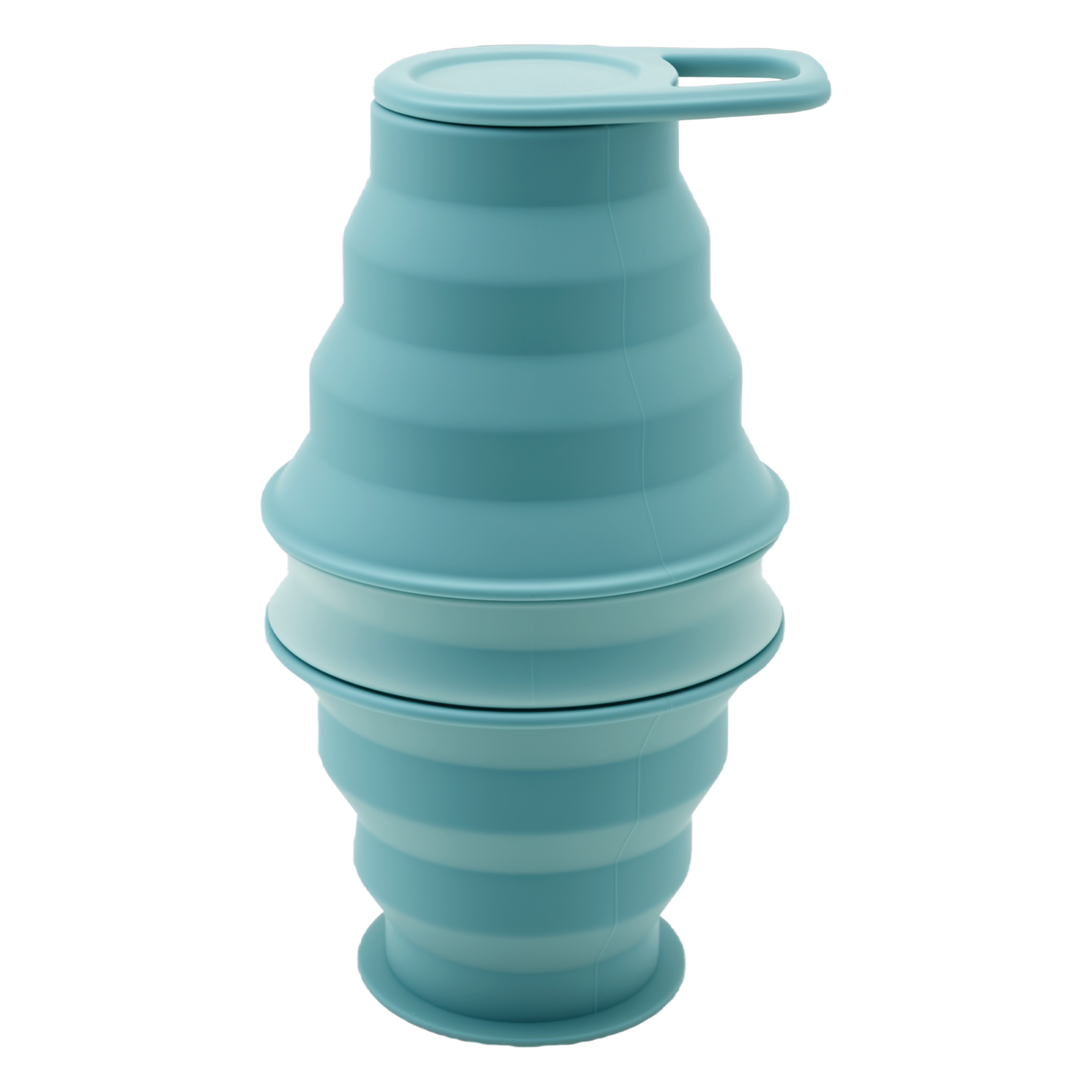 Water Bag Collapsible - Silicone Water Bottle 500ml Reusable Foldable