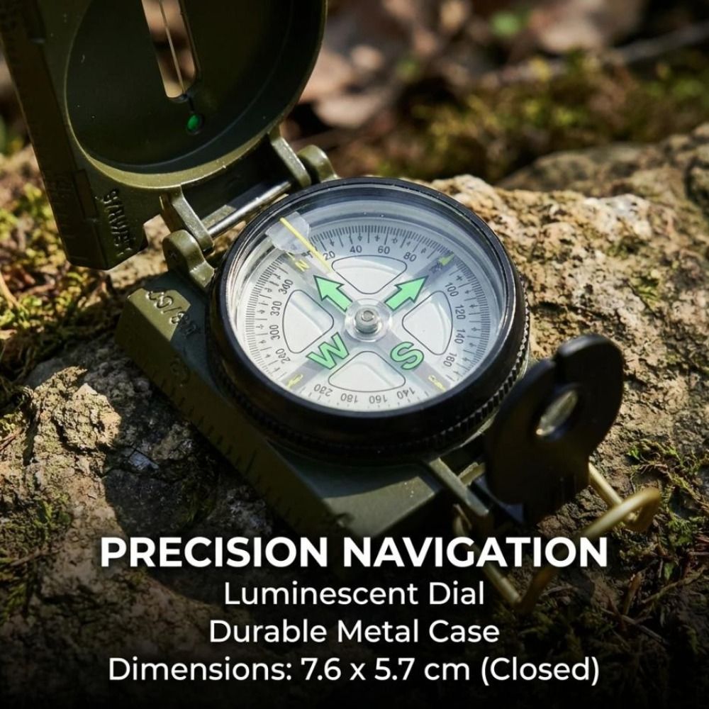Waterproof Professional Compas - огляд і ціна Compass Lensatic