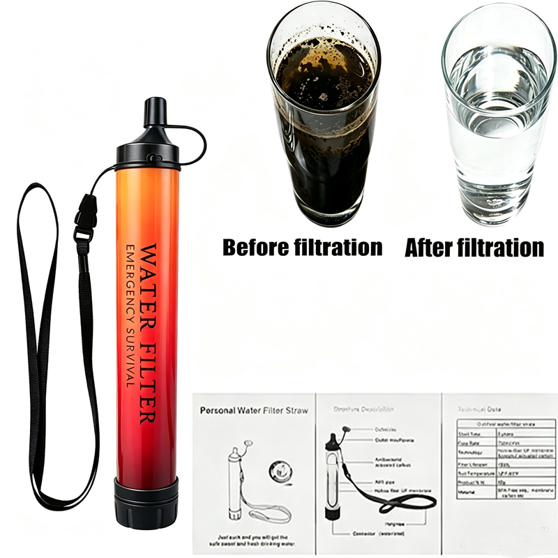 Outdoor Emergency Survival Wat - огляд і ціна Water Purification Straw