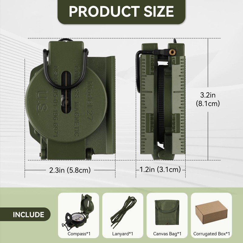 Compass Military Grade, Precis - огляд і ціна Compass Lensatic