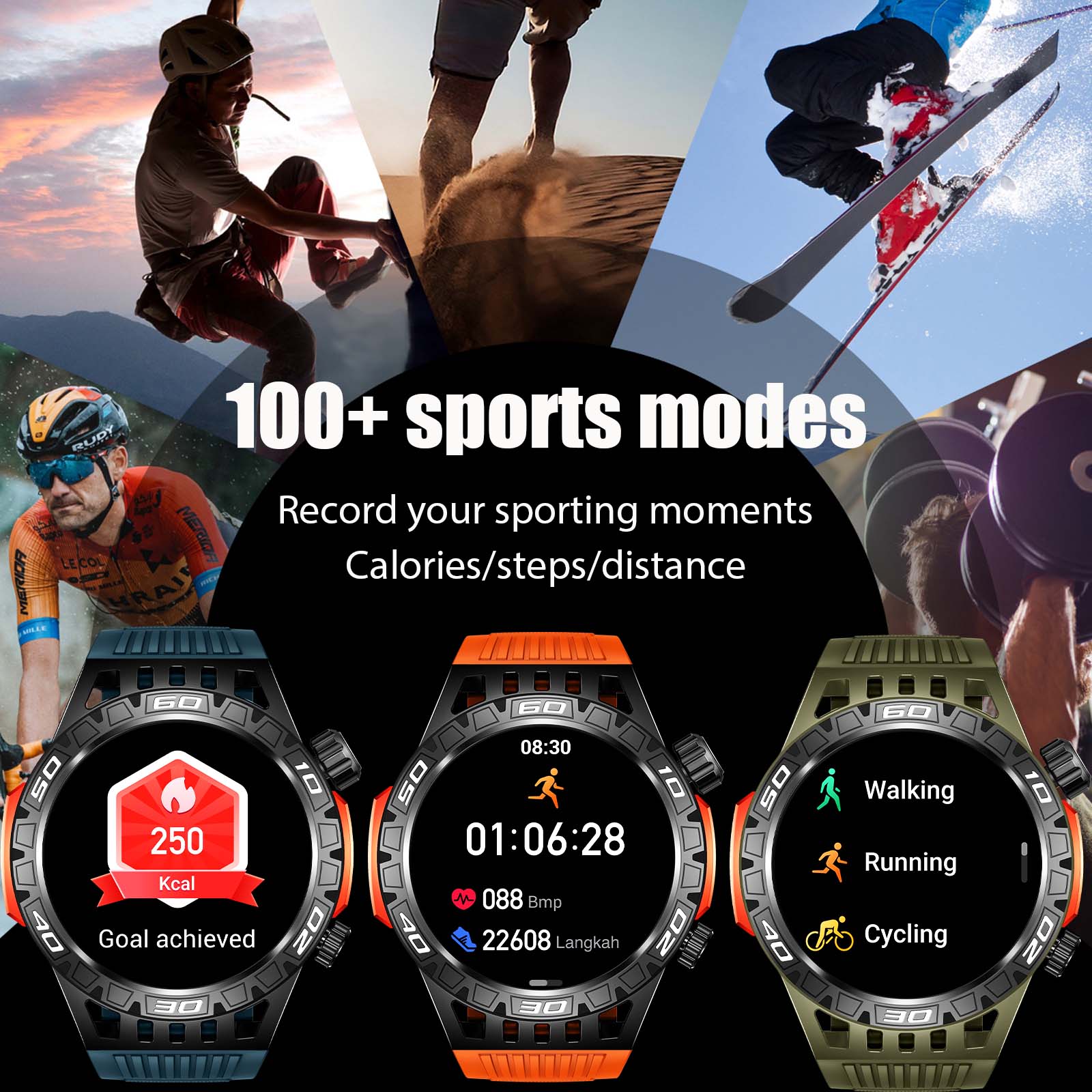 EIGIIS Smart Watch for Men wit - огляд і ціна Compass Lensatic